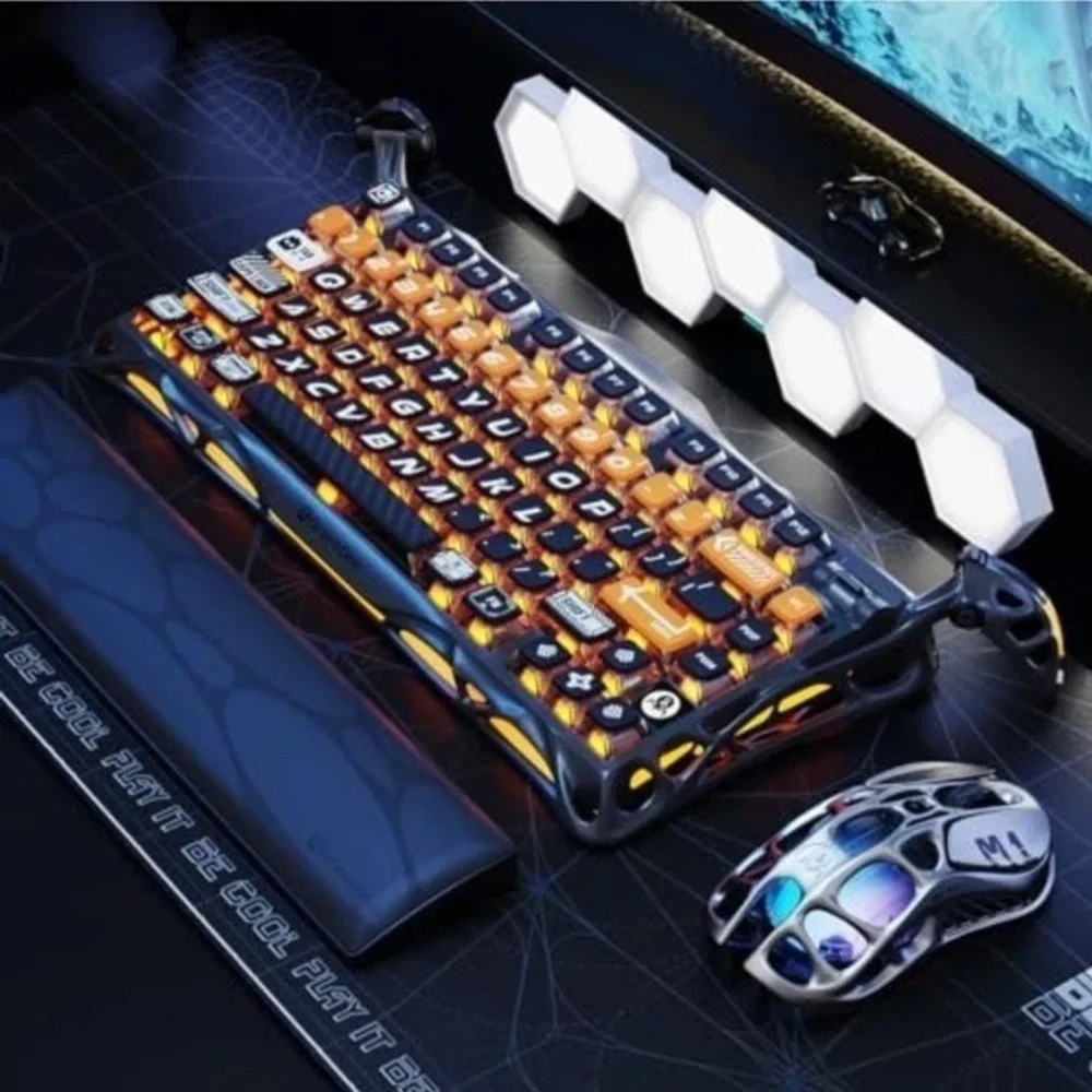 Mercury K1‎ Pro Wireless Gaming Keyboard, Aluminum Alloy, 75% Layout CyberFlare
